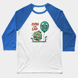 sad zombie Baseball T-Shirt